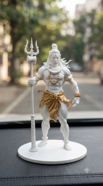 Xclusivis car Shiva statue