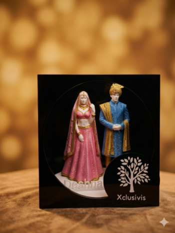 Xclusivis unique personalized wedding cake topper